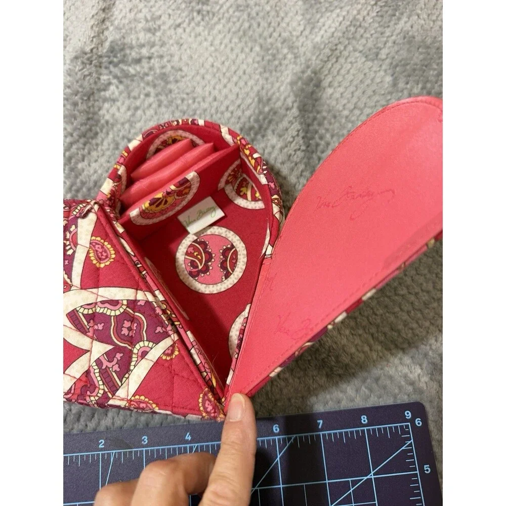 Vera Bradley Heart Jewelry Case Keepsake Holder